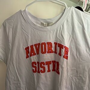 Anthropologie Favorite Sister tee